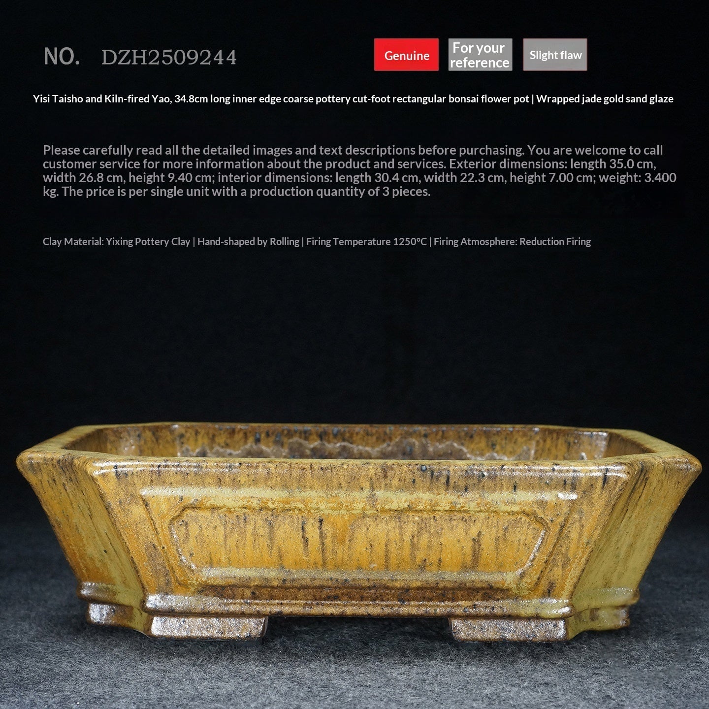 Perforated Bonsai Pots For Pine Cypress And Miscellaneous Trees