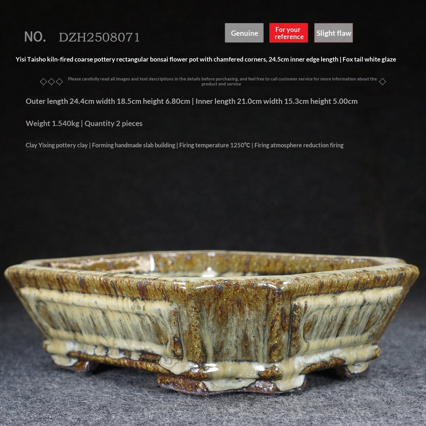 Perforated Bonsai Pots For Pine Cypress And Miscellaneous Trees