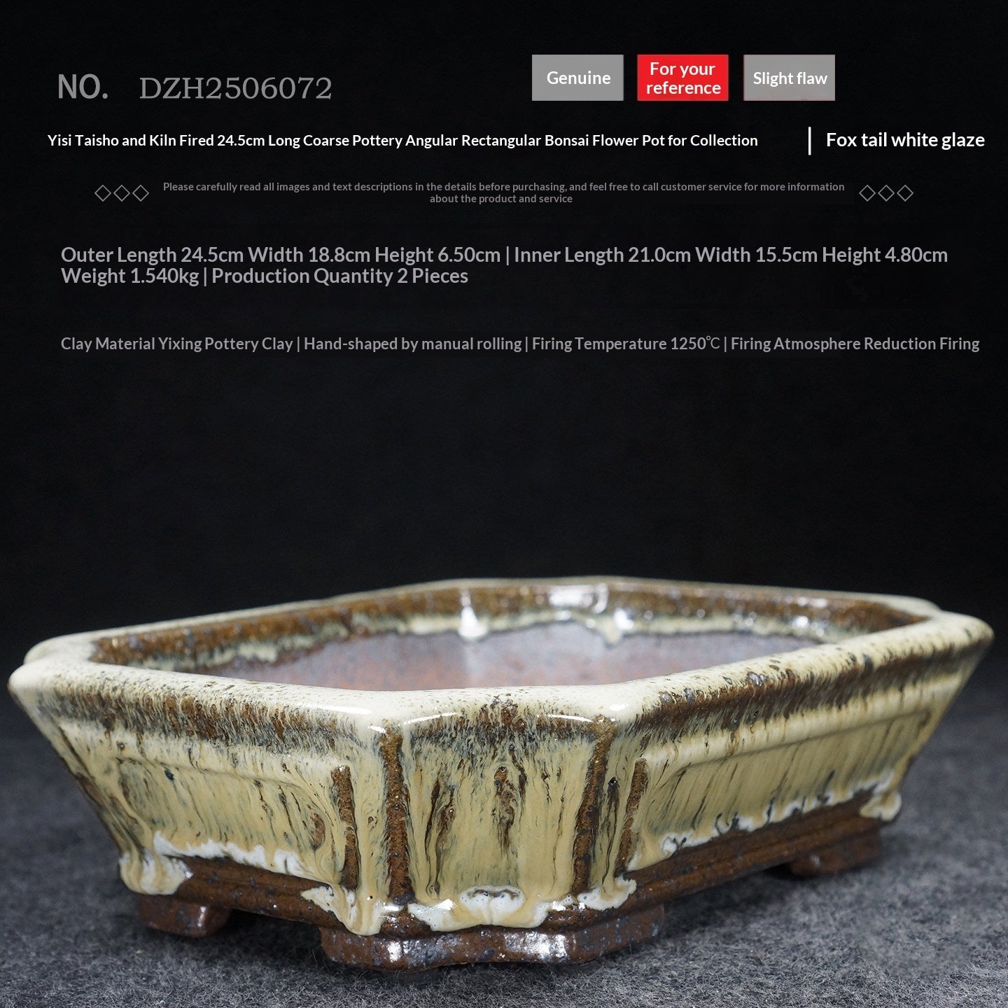 Perforated Bonsai Pots For Pine Cypress And Miscellaneous Trees