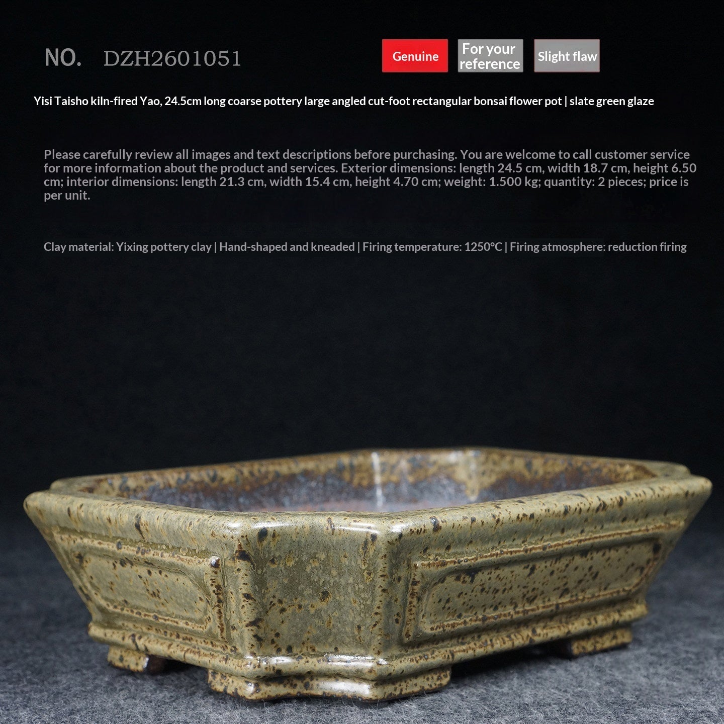 Perforated Bonsai Pots For Pine Cypress And Miscellaneous Trees