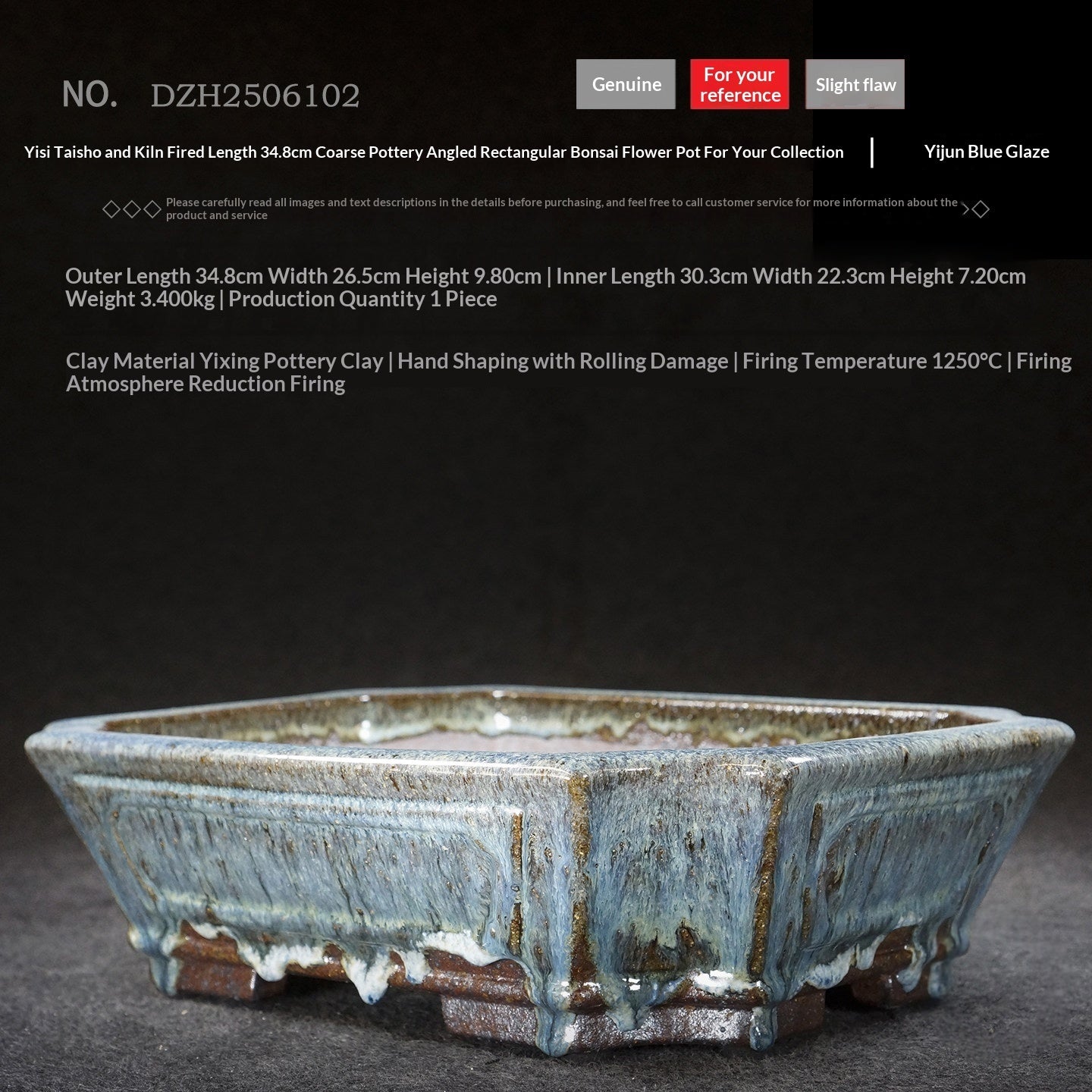 Perforated Bonsai Pots For Pine Cypress And Miscellaneous Trees