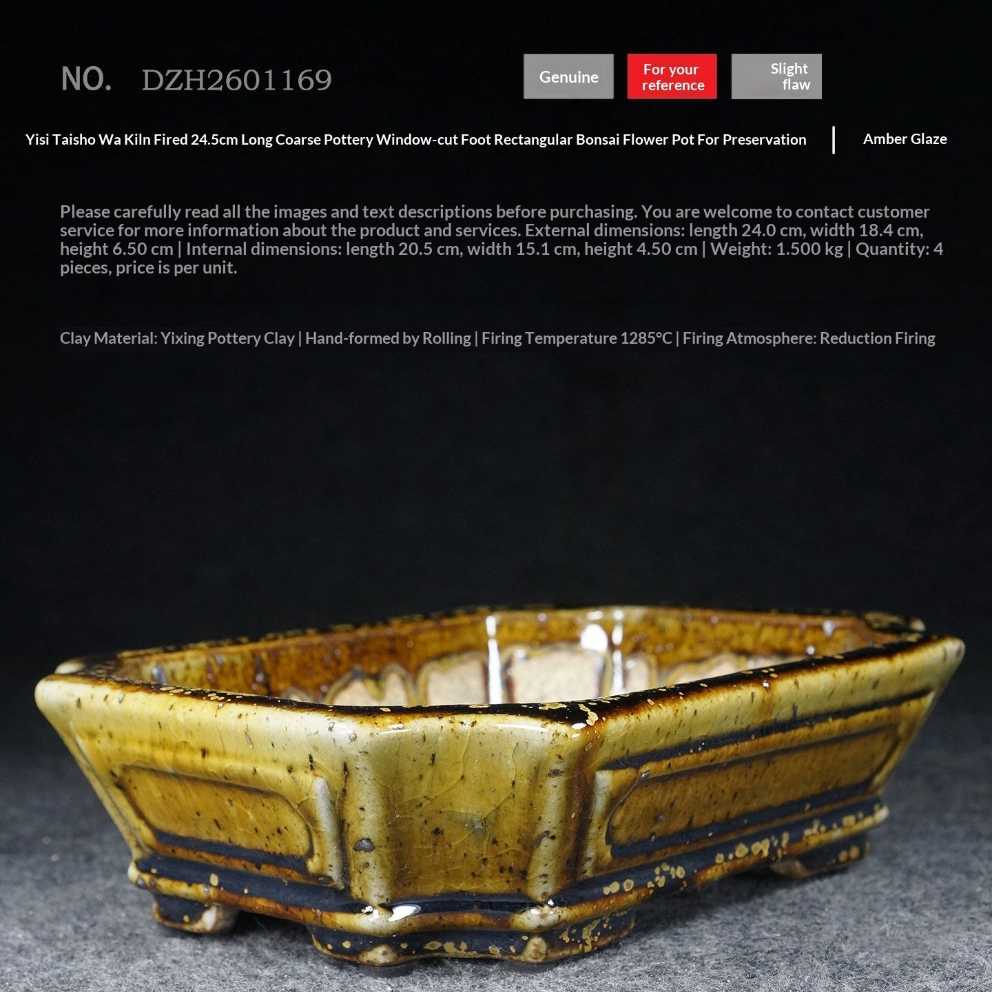 Perforated Bonsai Pots For Pine Cypress And Miscellaneous Trees