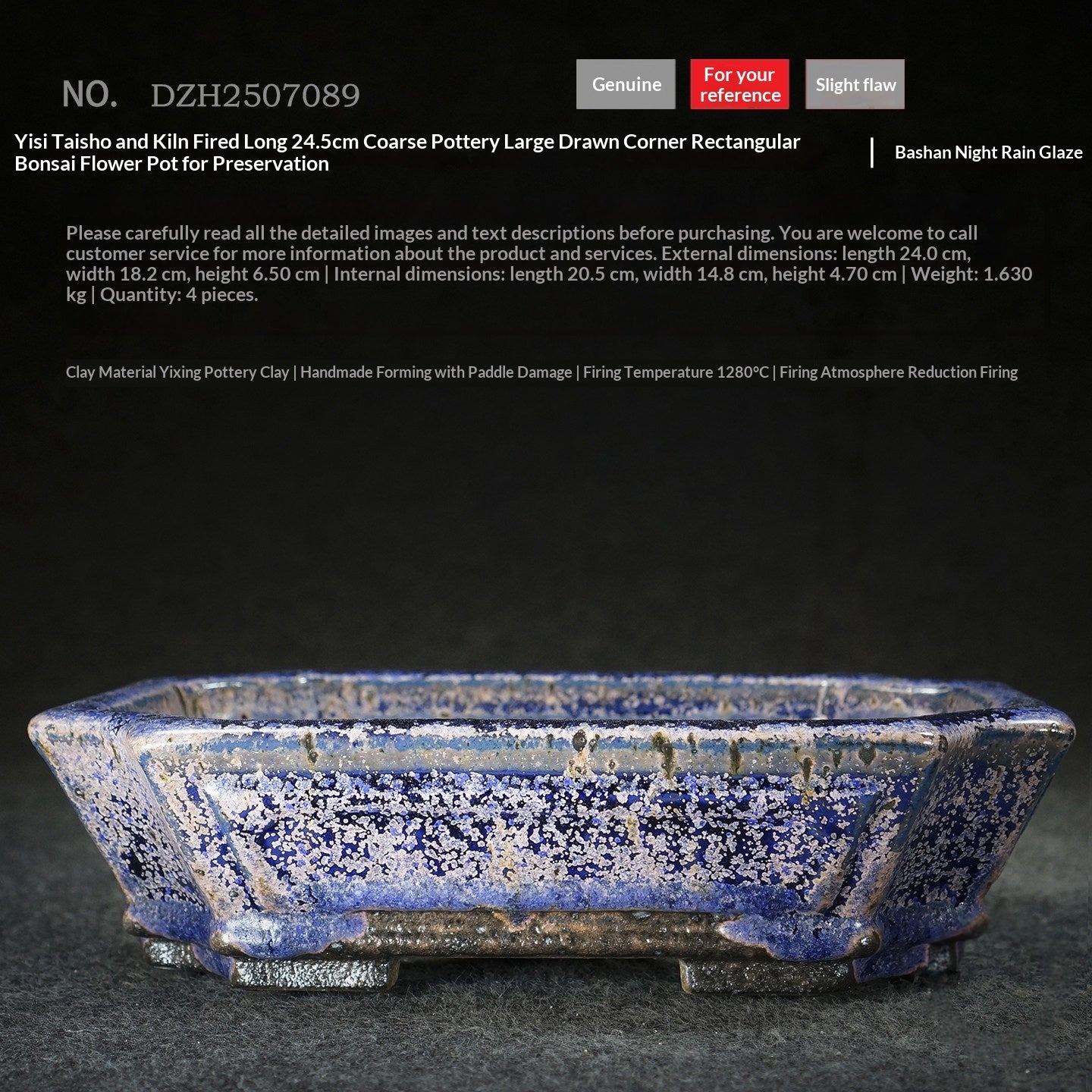 Perforated Bonsai Pots For Pine Cypress And Miscellaneous Trees