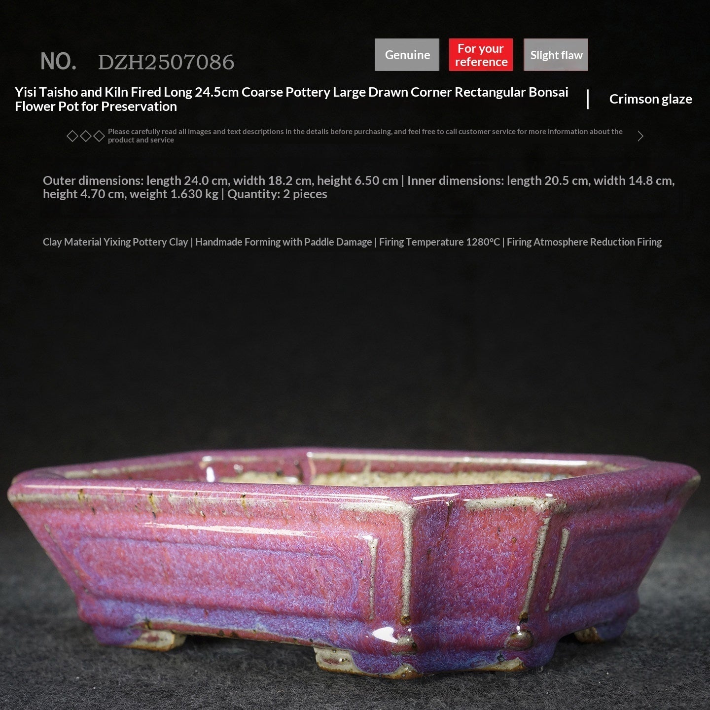 Perforated Bonsai Pots For Pine Cypress And Miscellaneous Trees