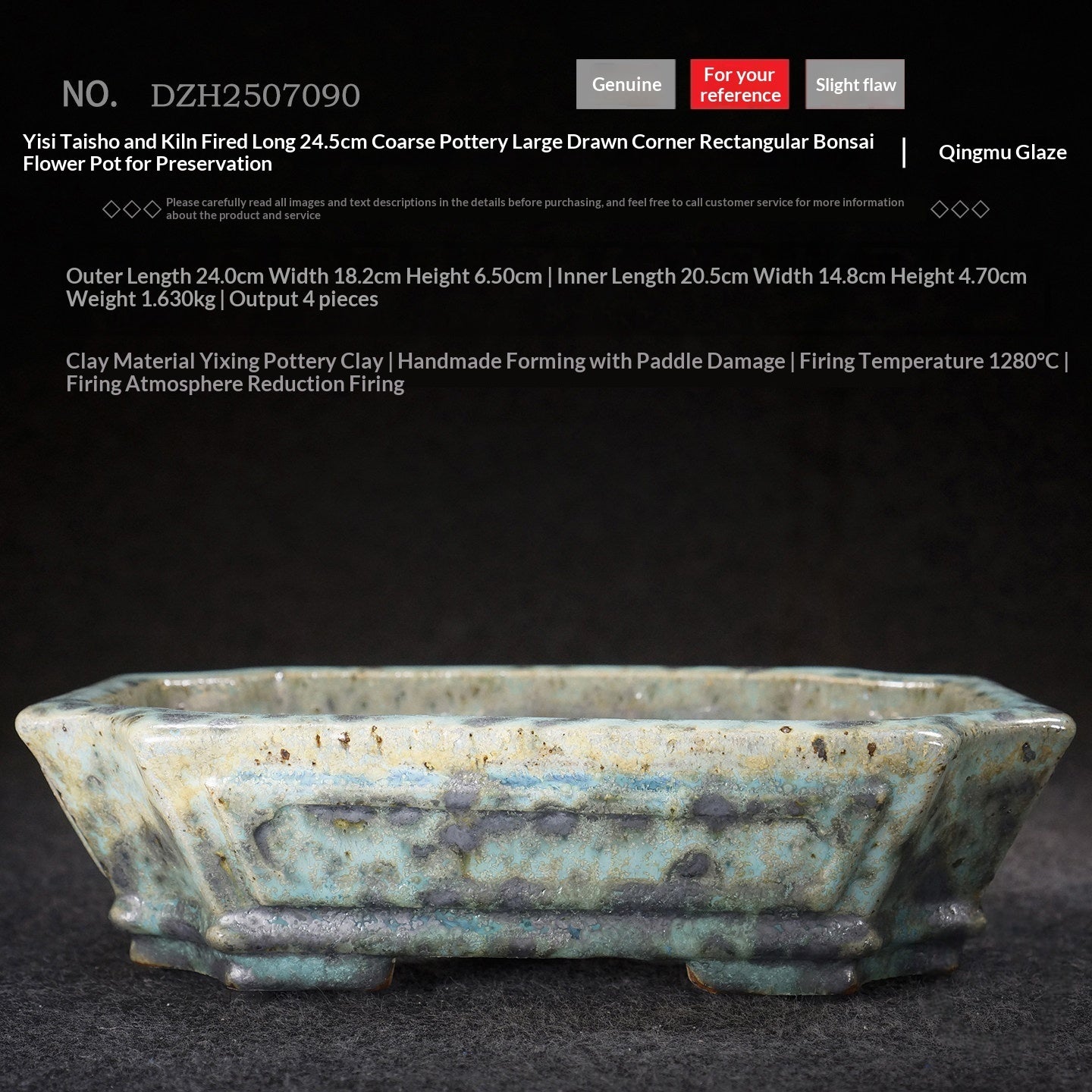 Perforated Bonsai Pots For Pine Cypress And Miscellaneous Trees